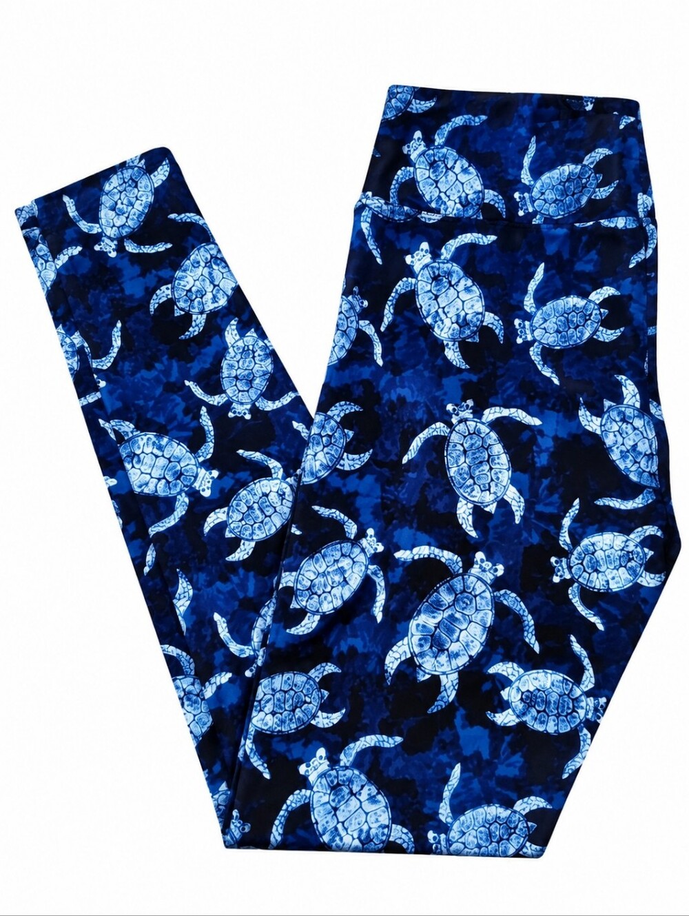 LuLaRoe Blue Turtle Simply Comfortable Leggings T/C